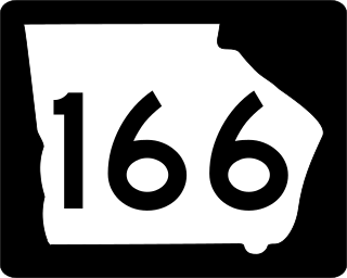 <span class="mw-page-title-main">Georgia State Route 166</span> Highway in Georgia