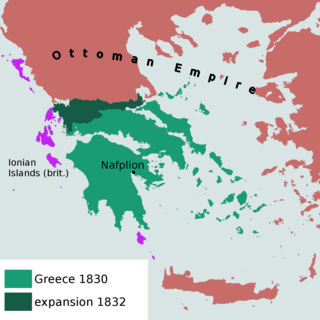 <span class="mw-page-title-main">Aspropotamos–Spercheios line</span> Border between Greece and the Ottoman Empire between 1830 and 1832