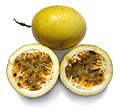 Yellow passion fruit (Passiflora edulis f. flavicarpa)