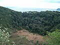 La caldera verso sud con la sella