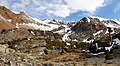 North aspect of Mt. Lewis from Mono Pass Trail