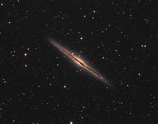 <span class="mw-page-title-main">NGC 891</span> Galaxy in the constellation Andromeda