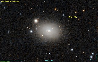 <span class="mw-page-title-main">NGC 5890</span> Galaxy in the constellation Libra