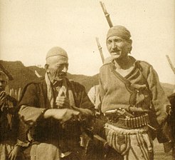 The men of Blinisht in the District of Lezha.