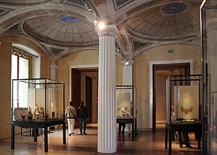 La salle Schliemann du Neues Museum de Berlin.