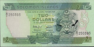 <span class="mw-page-title-main">Solomon Islands dollar</span> Currency of the Solomon Islands