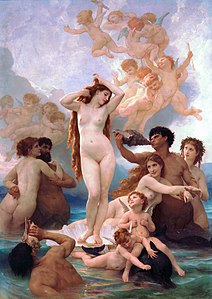 Venus’ fødsel (ca. 1879) av William-Adolphe Bouguereau