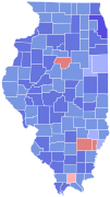 2008 US Senate election results.