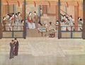 Image 16Spring Morning in the Han Palace, by Ming-era artist Qiu Ying (1494–1552 AD) (from History of painting)