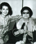 Thumbnail for File:Egyptian singer Umm Kulthum and Moroccan stylist Naima Bennis.png