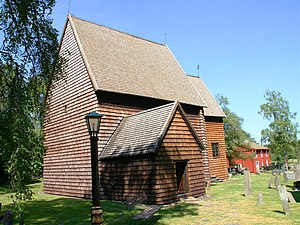 Granhults kyrka från 1220-talet är Sveriges äldsta bevarade träkyrka.