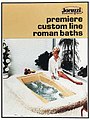 Historic whirlpool bath, circa 1969