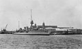 HMS Dauntless (D45) at the Royal Naval Dockyard in Bermuda ca 1930.jpg