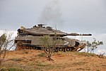 Merkava Mark IV dari Briged ke-401 semasa latihan.