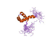 2din: Solution structure of the Myb_DNA-binding domain of human Cell division cycle 5-like protein