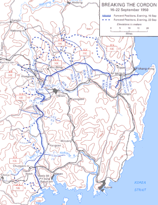 <span class="mw-page-title-main">Pusan Perimeter offensive</span> United Nations Command offensive against North Korea