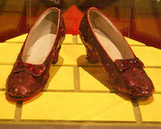 <span class="mw-page-title-main">Ruby slippers</span> Magical footwear from The Wizard of Oz