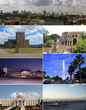 Skyline of Santo Domingo