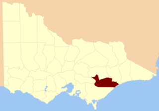 <span class="mw-page-title-main">County of Tanjil</span> Cadastral in Victoria, Australia