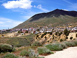 As seen from the Mason's cemetery - 22 May 2010