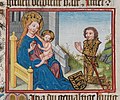 Deutsch: Detail aus dem Waldburg-Gebetbuch, WLB Stuttgart, Cod. brev. 12, fol. 109r