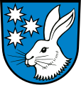 Hasenkopf im Wappen von Reilingen