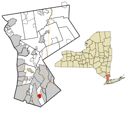 Location of Larchmont, New York