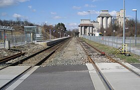 Haltestelle Wiesen-Sigleß der Mattersburger Bahn