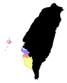 Image 36Administrative units of Taiwan under the Qing dynasty in 1685 (from History of Taiwan)