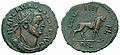 Image 22A Carausius coin from Londinium mint (from History of London)