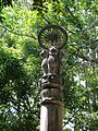 A similar four “Indian lion" Lion Capital of Ashoka atop an intact Ashoka Pillar at Wat U Mong near Chiang Mai, Thailand.