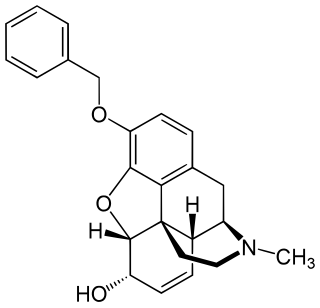 <span class="mw-page-title-main">Benzylmorphine</span> Opioid analgesic and cough suppressant drug