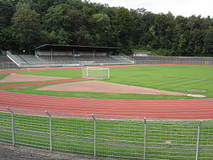 Das Bodenseestadion in Konstanz