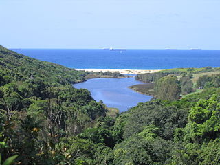 <span class="mw-page-title-main">Glenrock Lagoon</span> Coastal waterway in New South Wales, Australia