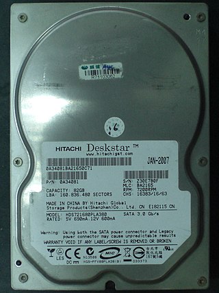 <span class="mw-page-title-main">Deskstar</span> Line of computer hard disk drives