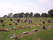 Holland Cemetery, un cementiri rural al nord-est d'Oklahoma.