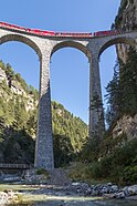 Le viaduc de Landwasser en 2011.