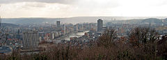 Vista de Lieja des de la Ciutadella