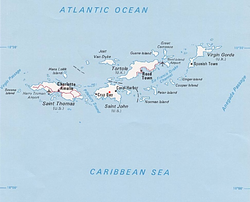 Charlotte Amalie na mapě