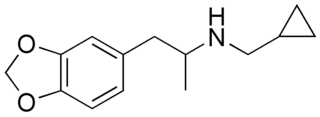 <span class="mw-page-title-main">Methylenedioxycyclopropylmethylamphetamine</span> Chemical compound