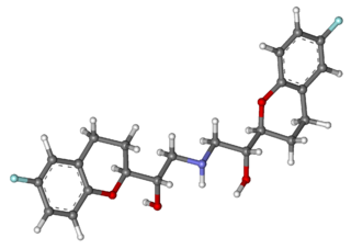 <span class="mw-page-title-main">Nebivolol</span> Chemical compound