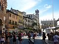 Italien, Verona, Piazza delle Erbe