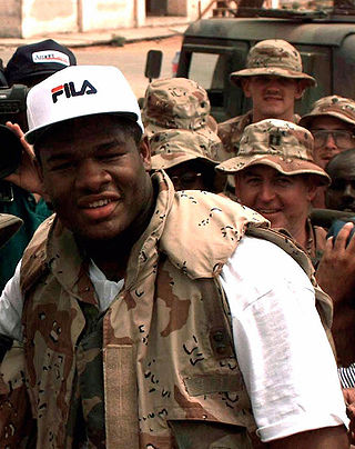 <span class="mw-page-title-main">Riddick Bowe</span> American boxer (born 1967)