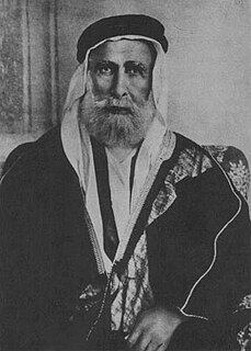 Hussein bin Ali, King of Hejaz Sharif and Emir of Mecca and King of Hejaz (1854–1931)