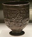 A cup depicting a procession in honor of a goddess