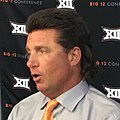 Mike Gundy (mullet view)