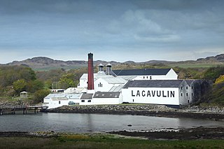 <span class="mw-page-title-main">Lagavulin distillery</span> Scotch whisky distillery on Islay, Scotland