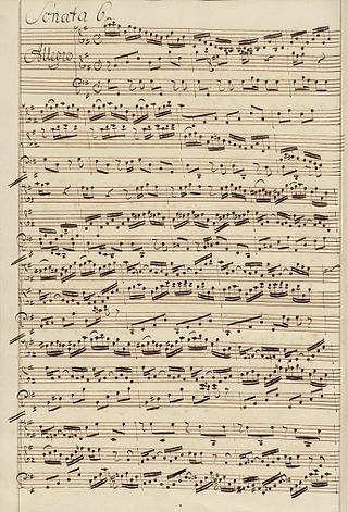 <span class="mw-page-title-main">Six Sonatas for Violin and Harpsichord, BWV 1014–1019</span> Works by J. S. Bach