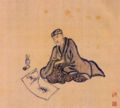 Basho by Sugiyama Sanpû (1647-1732)