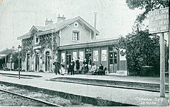 Autre cliché de la gare de 1875.